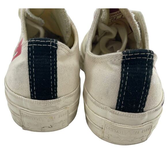 Converse Chuck Taylor Comme des Garcons PLAY Sneakers 150207C size M 4 W 6 Shoes - Picture 6 of 16